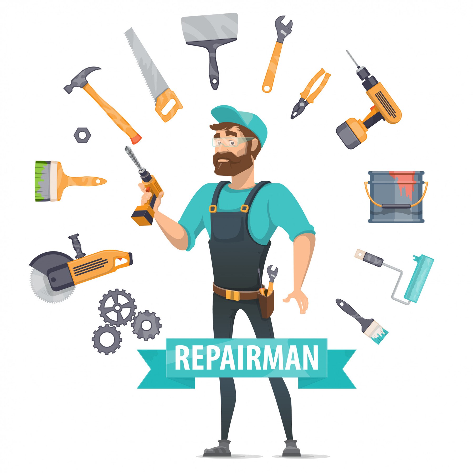 Illustration Bricolage